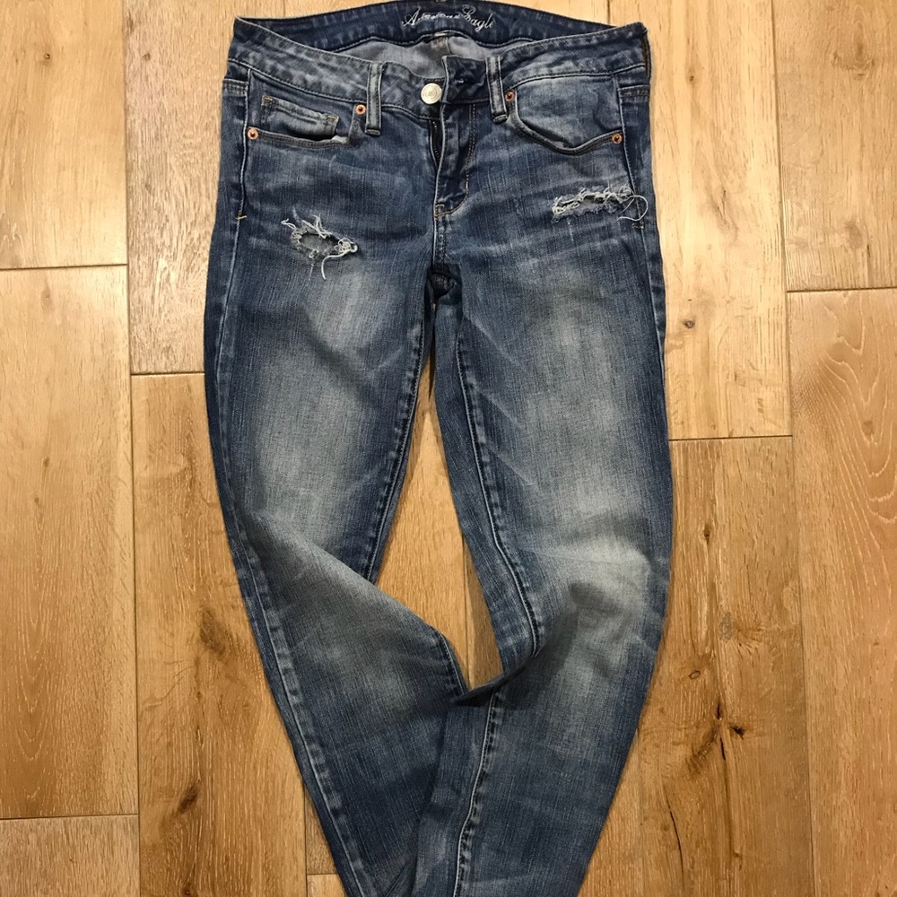 Medium Wash Skinny Jeans